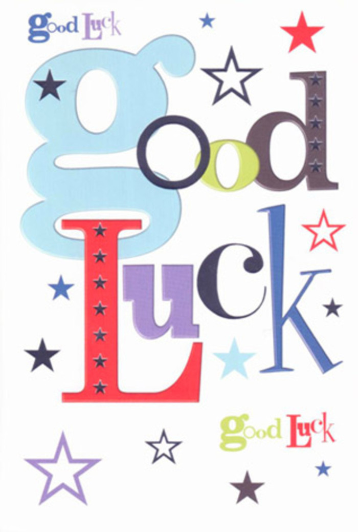 Vivid and full of character, this luck-inspired card is a visual celebration that seems to echo the warmth of West Ham neighbours gathering to cheer someone on. Each letter of 'Good Luck' is artistically crafted-broad strokes in pastel blue, delicate black, and a pop of jubilant red-while scattered stars in contrasting hues ignite the canvas. The arrangement of colour and space mirrors the well-balanced bouquets created by local artisans near Barking Road, bringing to mind the supportive atmosphere that defines the area. The interplay of large and slender typography is punctuated by midnight and lemony stars, all floating on a pristine white backdrop that allows every design element to stand out, like a heartfelt wish echoing through Canning Town. The card's high-quality, smooth finish feels comfortable in the hand, providing a sensory richness that deepens the act of giving. Ideal for moments of encouragement, whether for a big move, exam, or new role in West Ham, this good luck card feels like a small talisman of hope-brimming with vibrant energy and genuine local belief, ready to accompany someone as they face their next adventure.